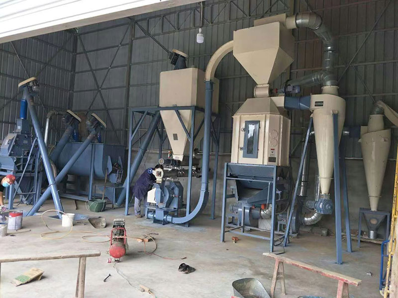 SZLH250 Feed Pellet Line installation