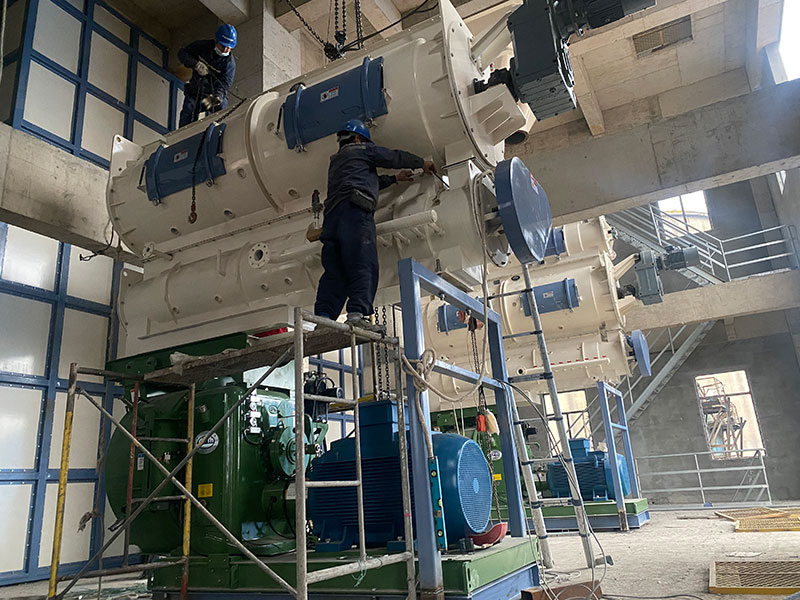 SZLH420 plant installation detail